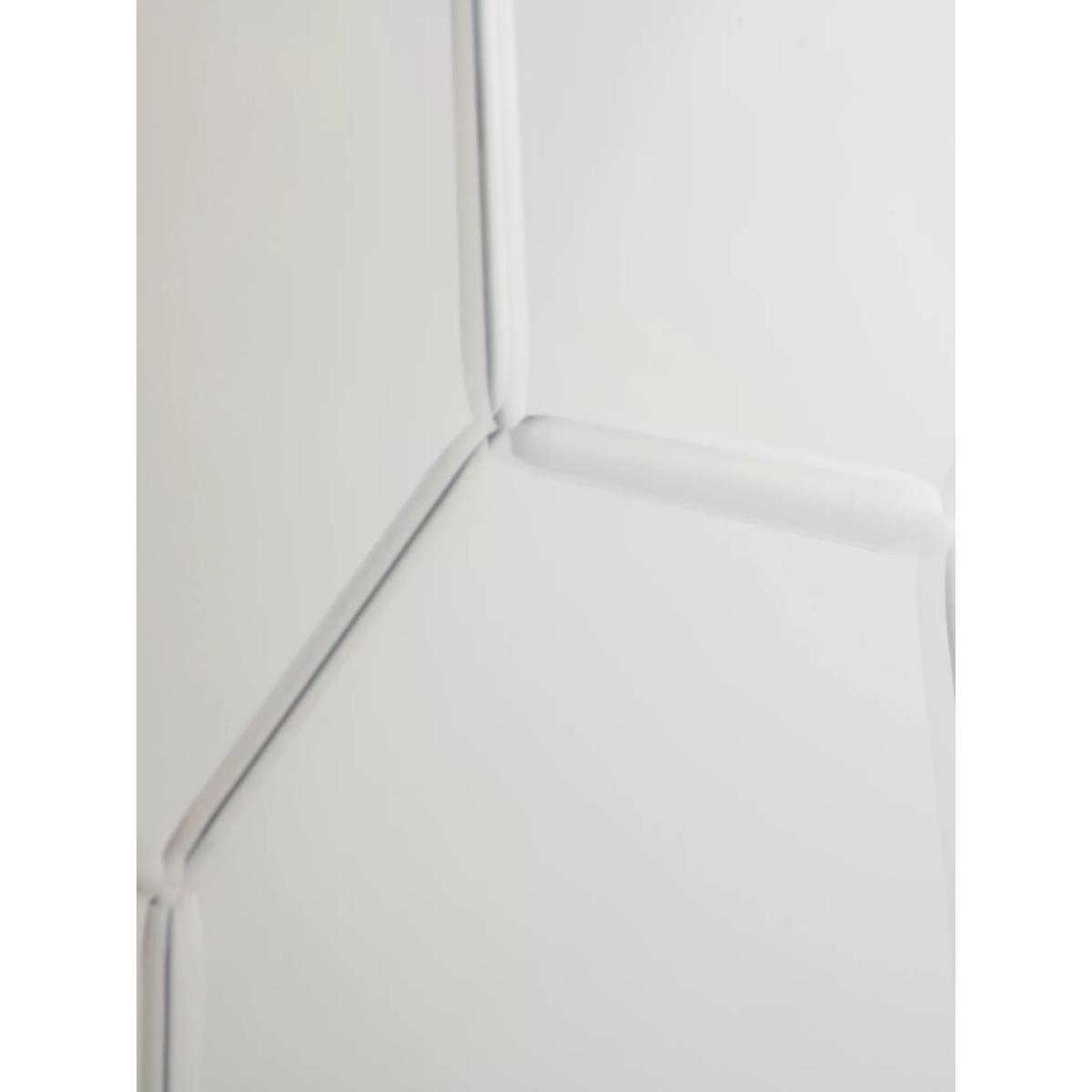 Där Lezana Rectangular Honeycomb Glass Wall Mirror, 90 x 60cm, Clear – image 3