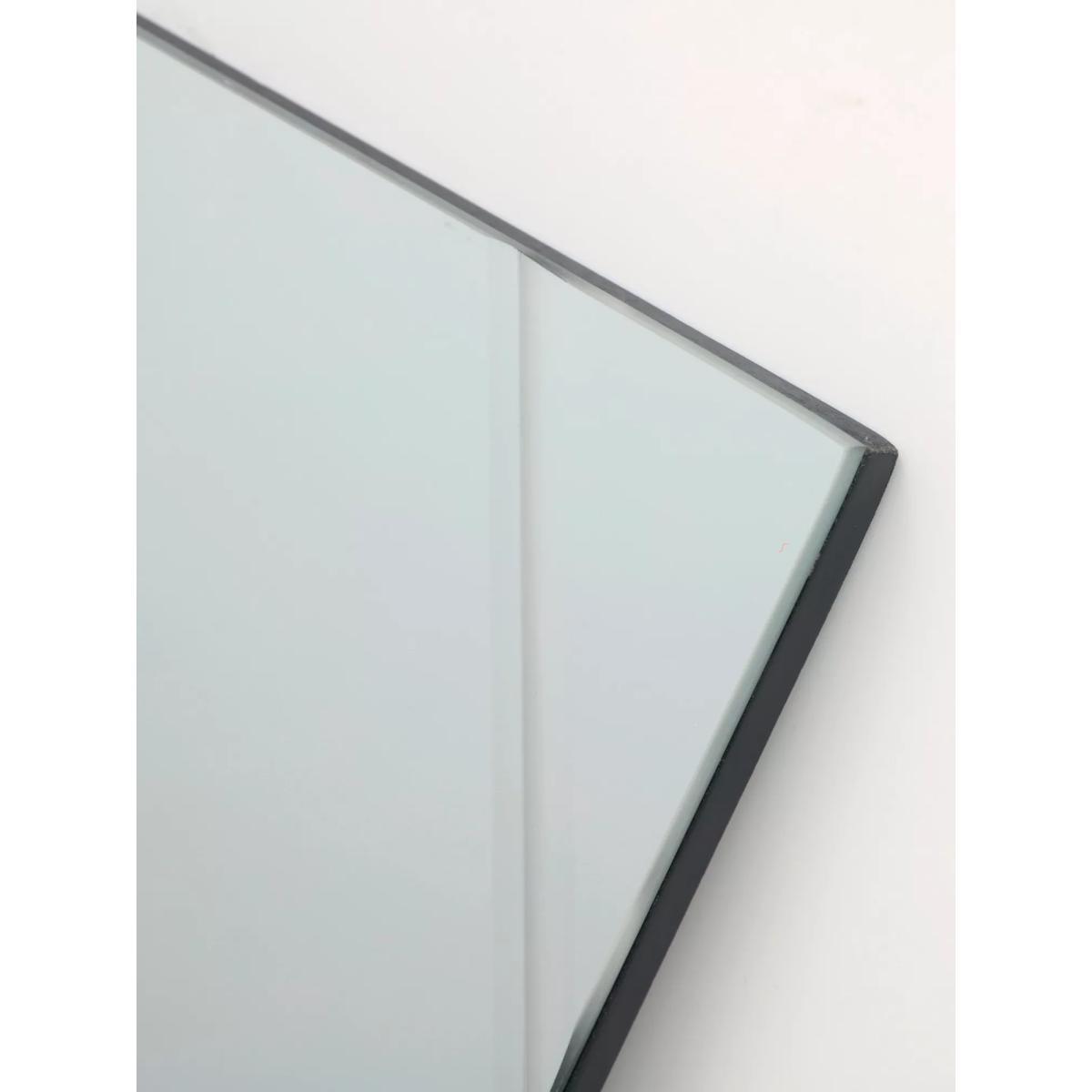 Där Lezana Rectangular Honeycomb Glass Wall Mirror, 90 x 60cm, Clear – image 4