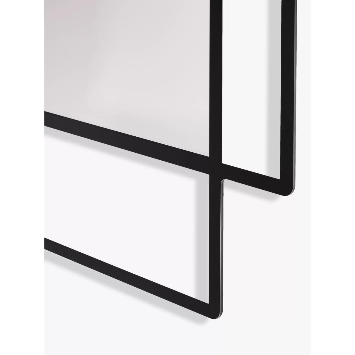 Deknudt Mirrors Bordo Rectangular Full-Length Wall Mirror, 170 x 50cm, Black – image 5