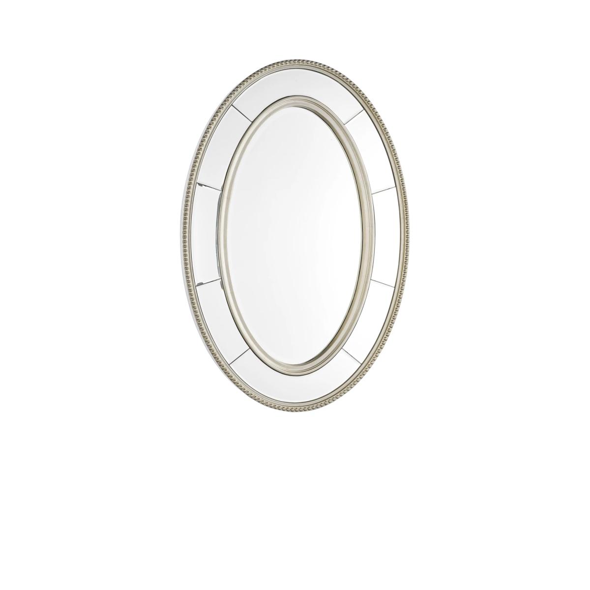 Laura Ashley Nolton Oval Wall Mirror, 90 x 60cm, Champagne – image 2