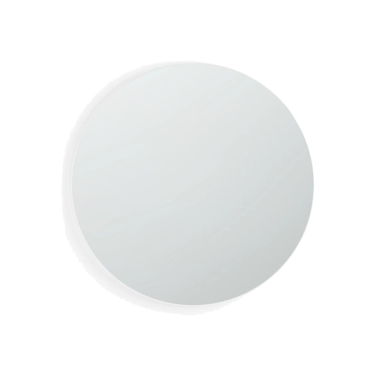 John Lewis & Partners Scandi Metal Frame Round Wall Mirror, White – image 1