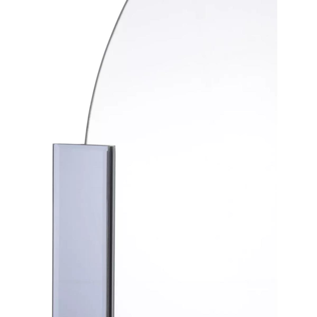 Där Kaylee Oval Wall Mirror, 90 x 60cm, Smoked Silver – image 3
