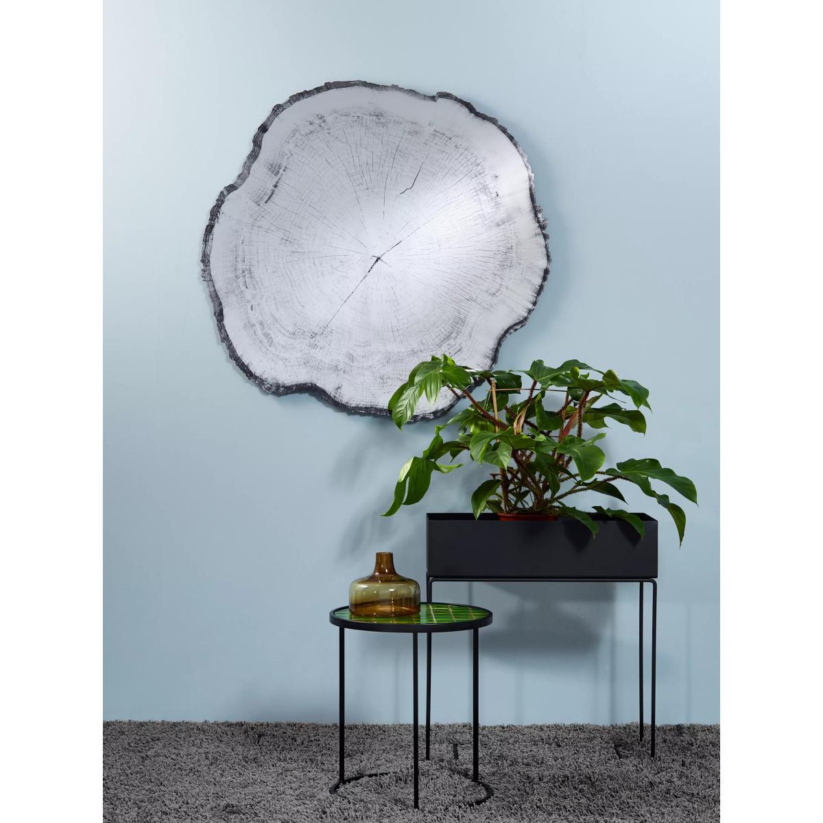 Deknudt Mirrors Arbo Tree Rings Print Wall Mirror, 98 x 101cm, Clear – image 4
