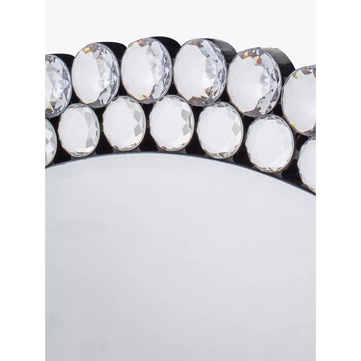 Crystal Frame Round Wall Mirror – image 3