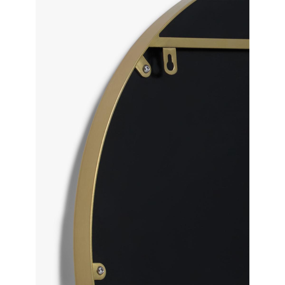 John Lewis & Partners + Swoon Sartre Lozenge Metal Frame Suspended Wall Mirror, 124 x 45cm, Gold – image 4