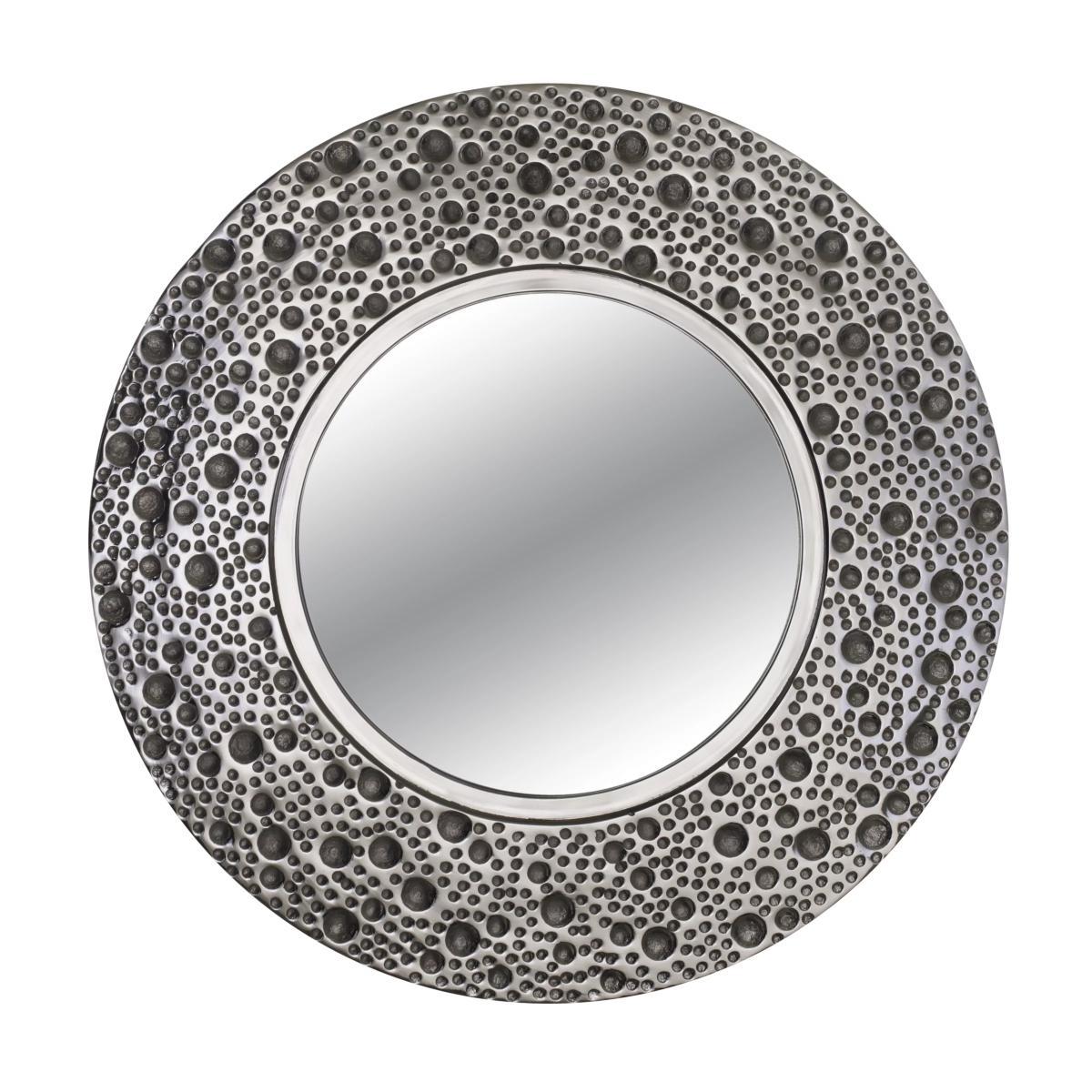John Lewis & Partners Lunar Round Wall Mirror, 59cm, Silver – image 6