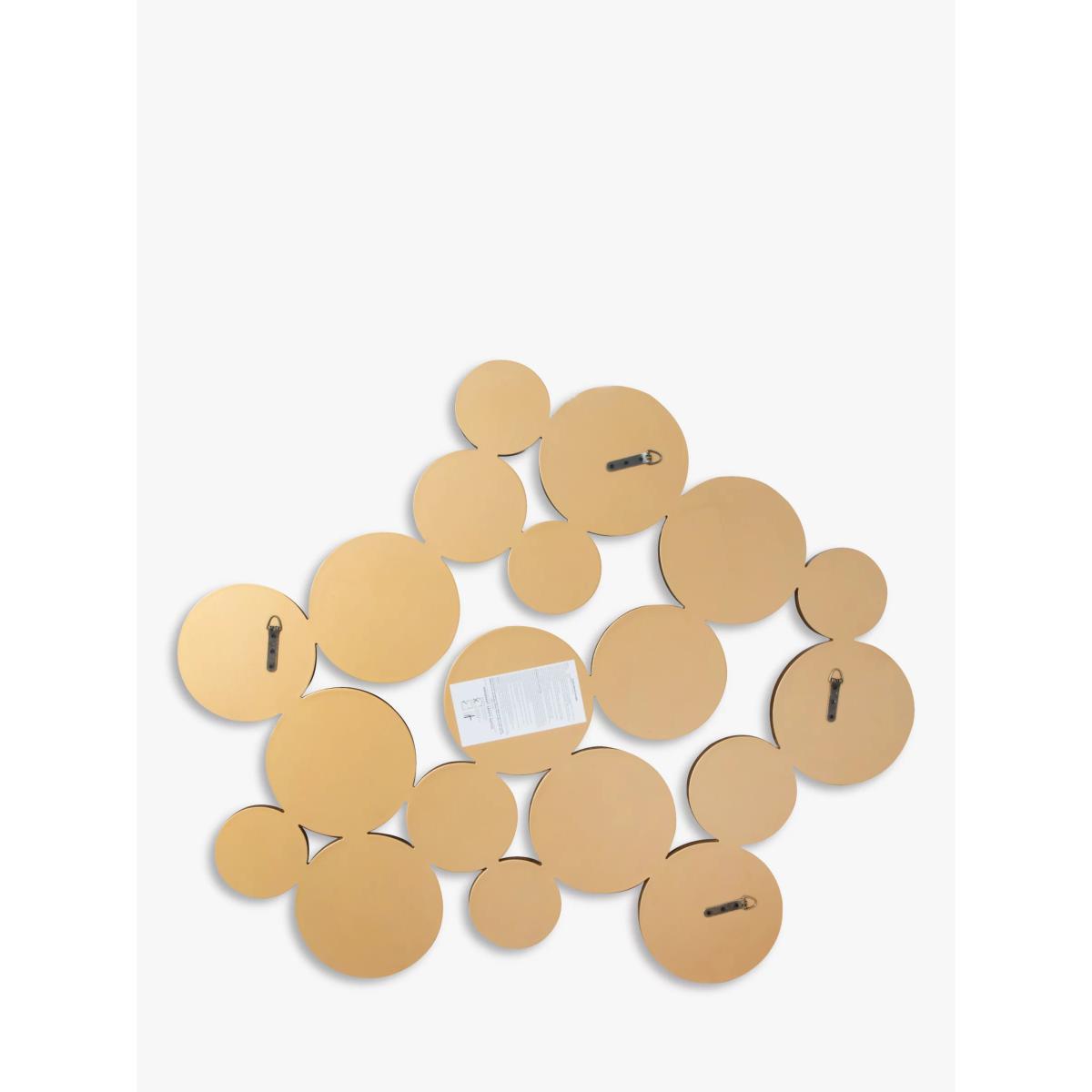 Cerchio Circles Wall Mirror, 120 x 101cm, Gold – image 4