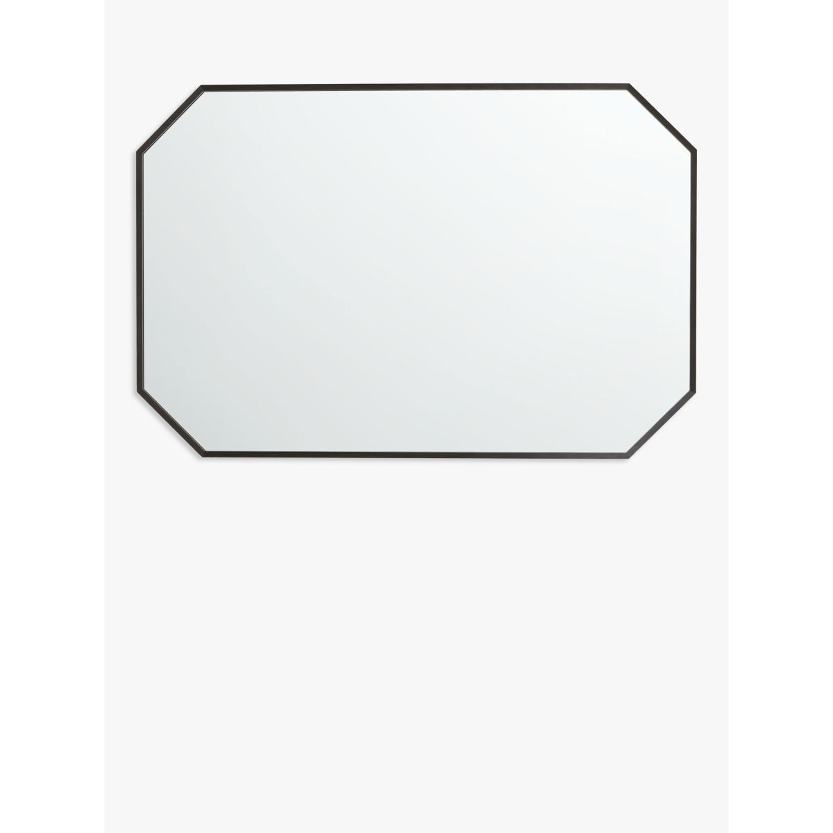John Lewis Angled Corner Metal Frame Wall Mirror, 90 x 60cm, Black – image 5