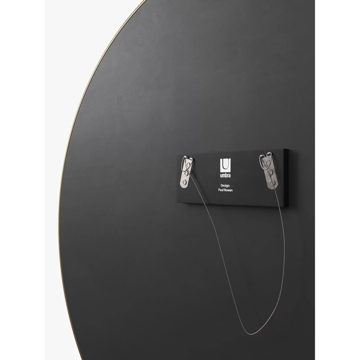 Umbra Hubba Round Metal Frame Wall Mirror, 86cm – image 5