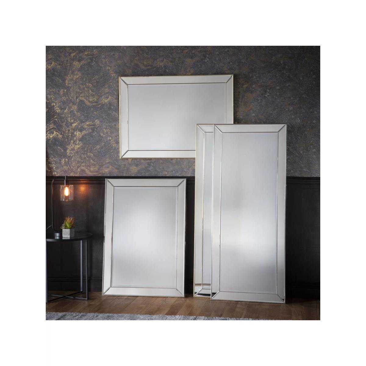 Petruth Rectangular Bevelled Glass Wall Mirror – image 3