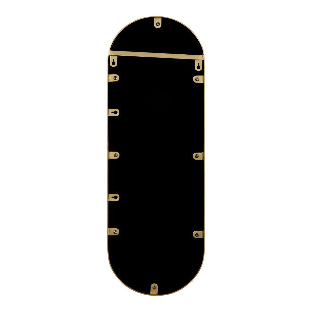 John Lewis & Partners Lozenge Mirror, 77 x 27cm, Brass – image 4
