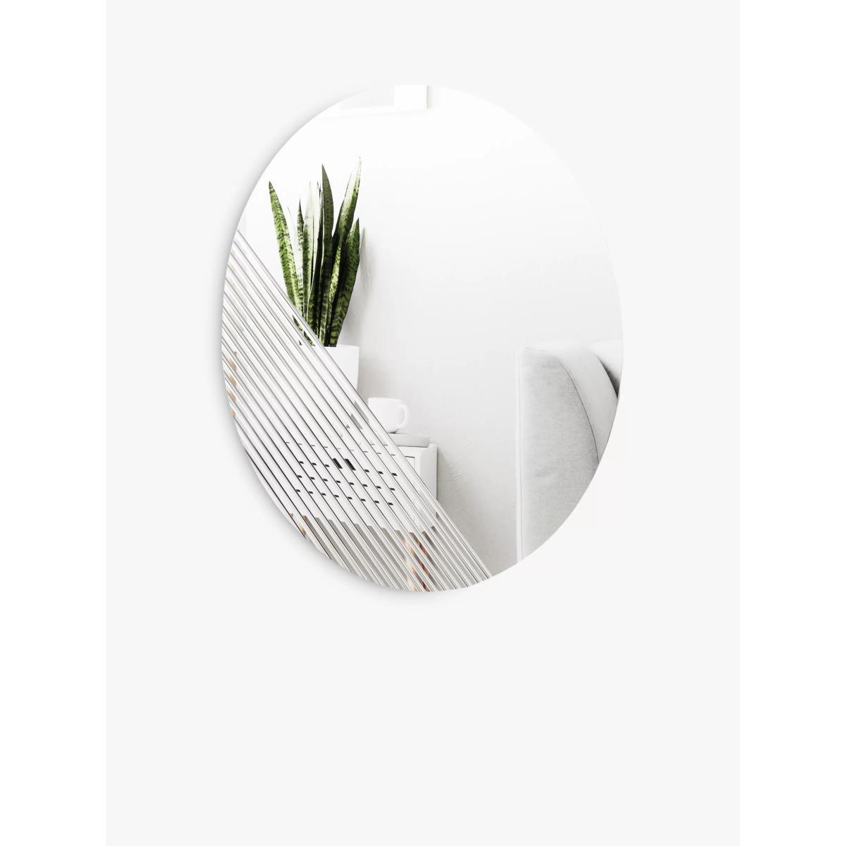 Umbra Ridge Round Wall Mirror, 61cm, Clear – image 2