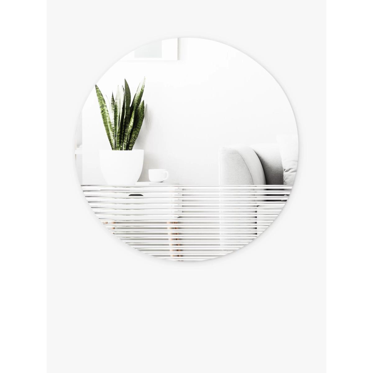 Umbra Ridge Round Wall Mirror, 61cm, Clear – image 3