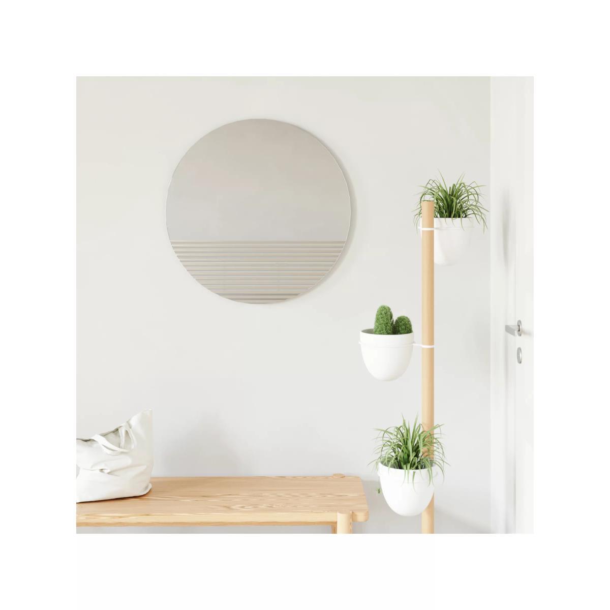 Umbra Ridge Round Wall Mirror, 61cm, Clear – image 6