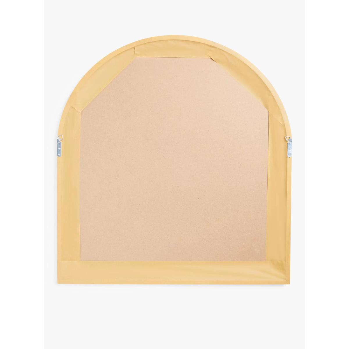 John Lewis Slim Solid Oak Wood Overmantle Mirror, 90 x 100cm – image 4