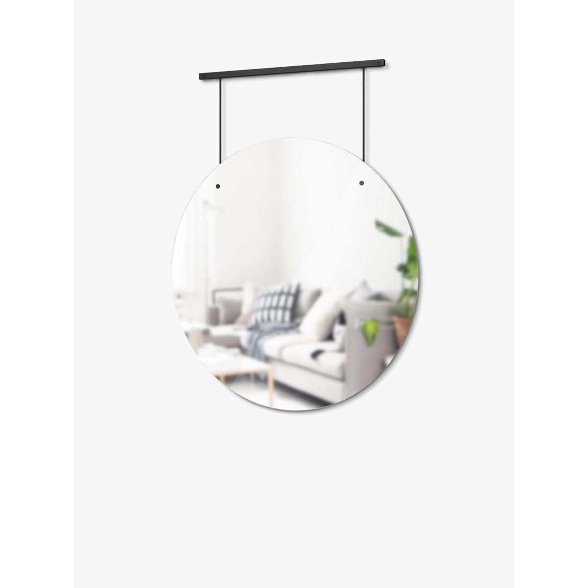 Umbra Exhibit Round Hanging Wall Mirror, 61cm – image 2