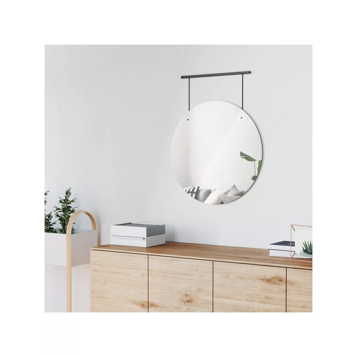 Umbra Exhibit Round Hanging Wall Mirror, 61cm – image 5
