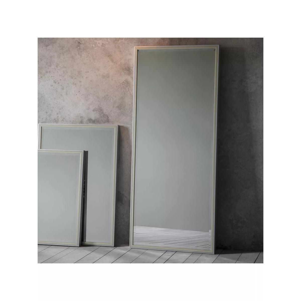 Gallery Direct Floyd Rectangular Leaner / Wall Mirror, Champagne, 150 x 60cm – image 2