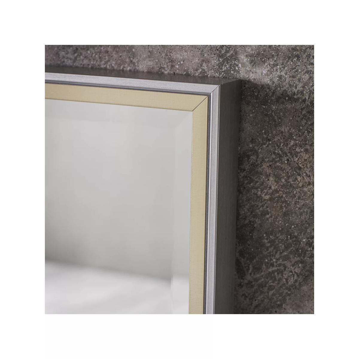 Gallery Direct Floyd Rectangular Leaner / Wall Mirror, Champagne, 150 x 60cm – image 3