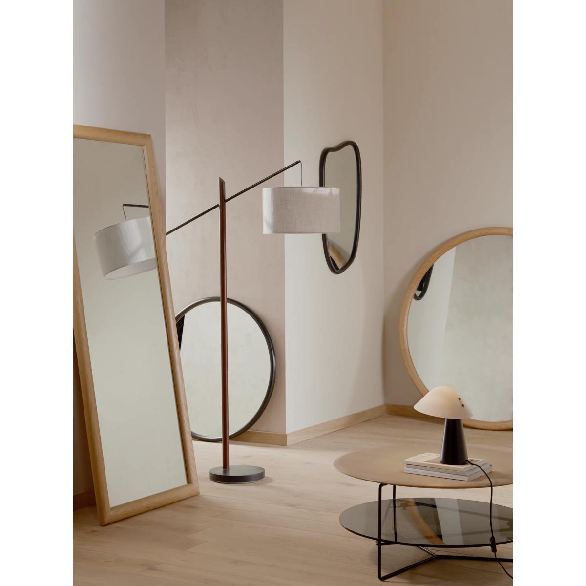 John Lewis & Partners Round Oak Wood Wall Mirror, 150cm, Natural – image 5
