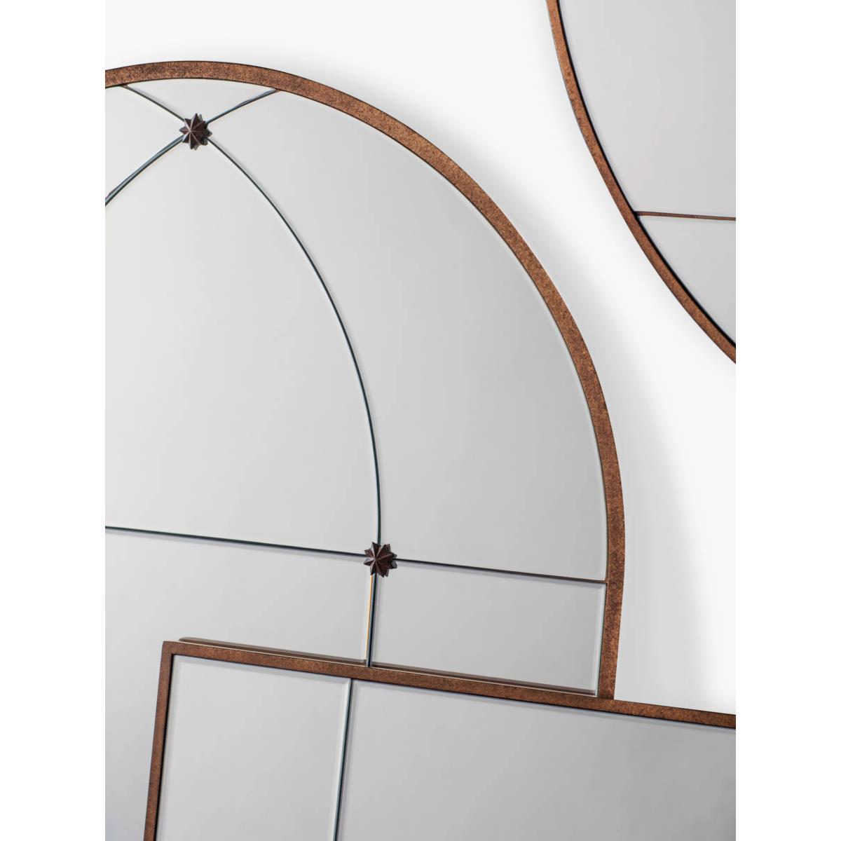 Ariah Arched Frame Mirror, 140 x 76cm, Bronze – image 3