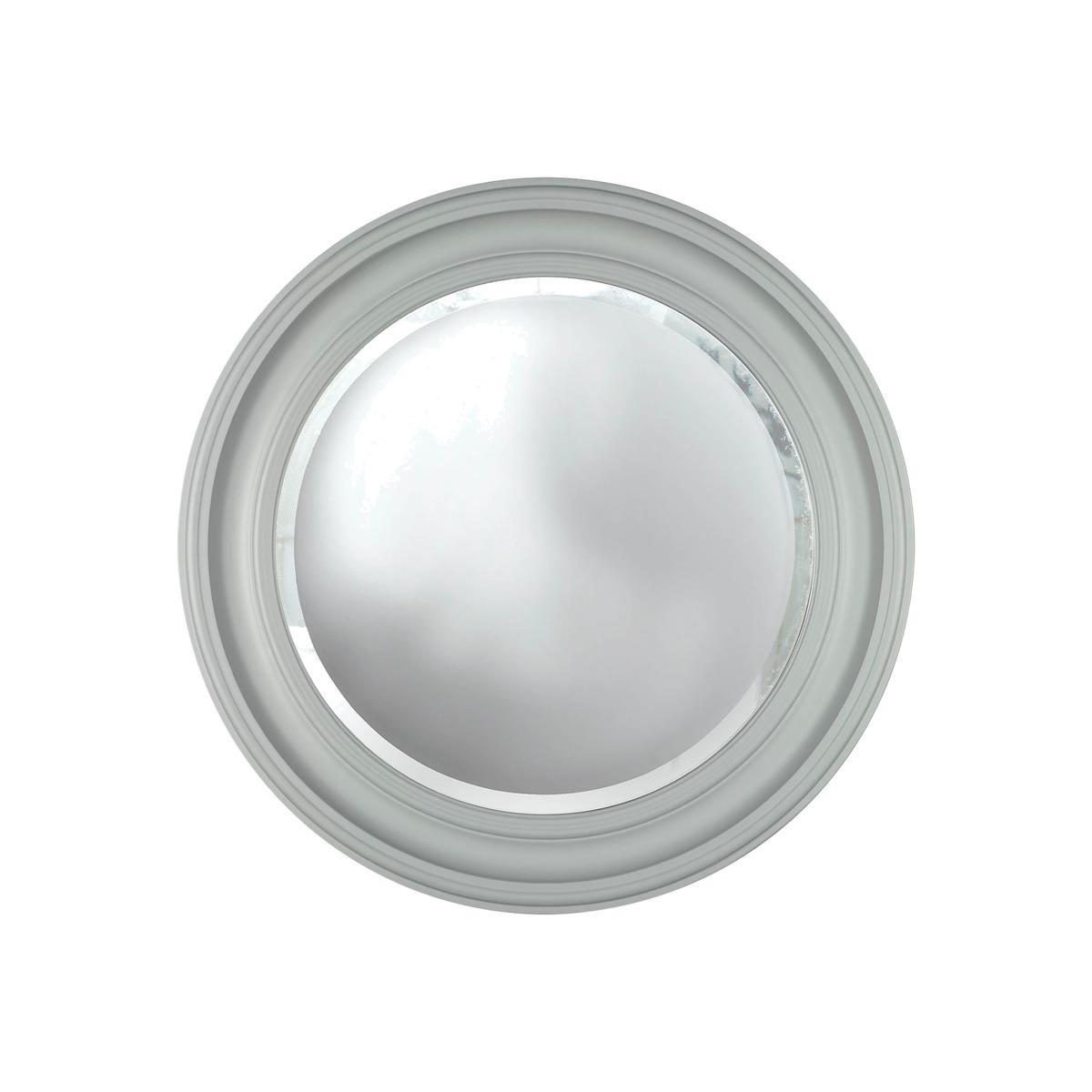 Croft Collection Large Porthole Round Mirror, Dia.68cm, Grey – image 1