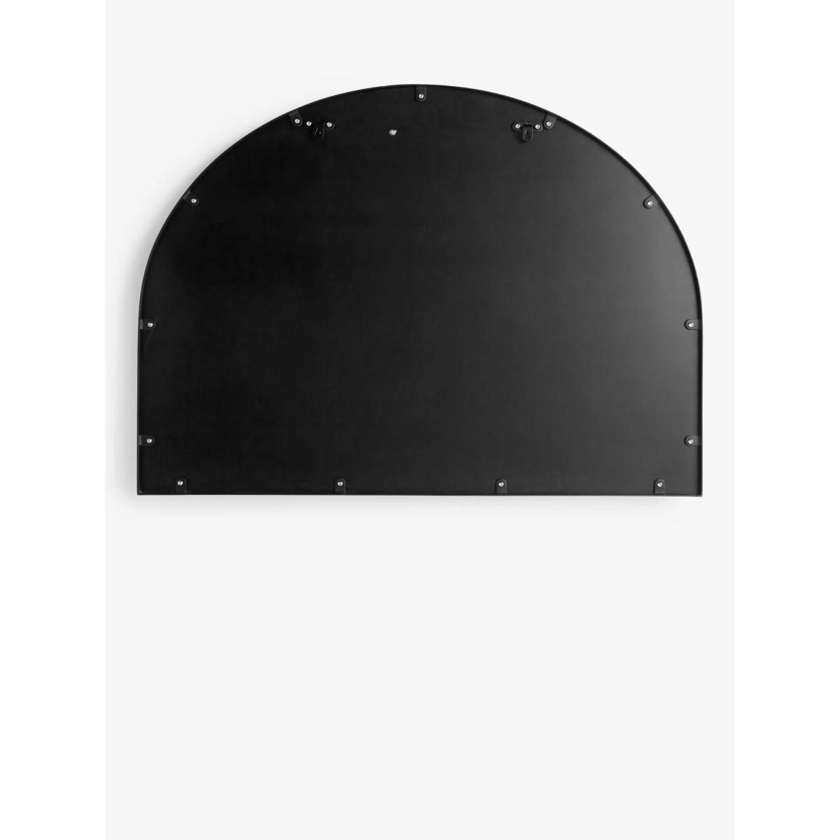 John Lewis & Partners Metal Frame Overmantle Mirror, 80 x 110cm, Black – image 3