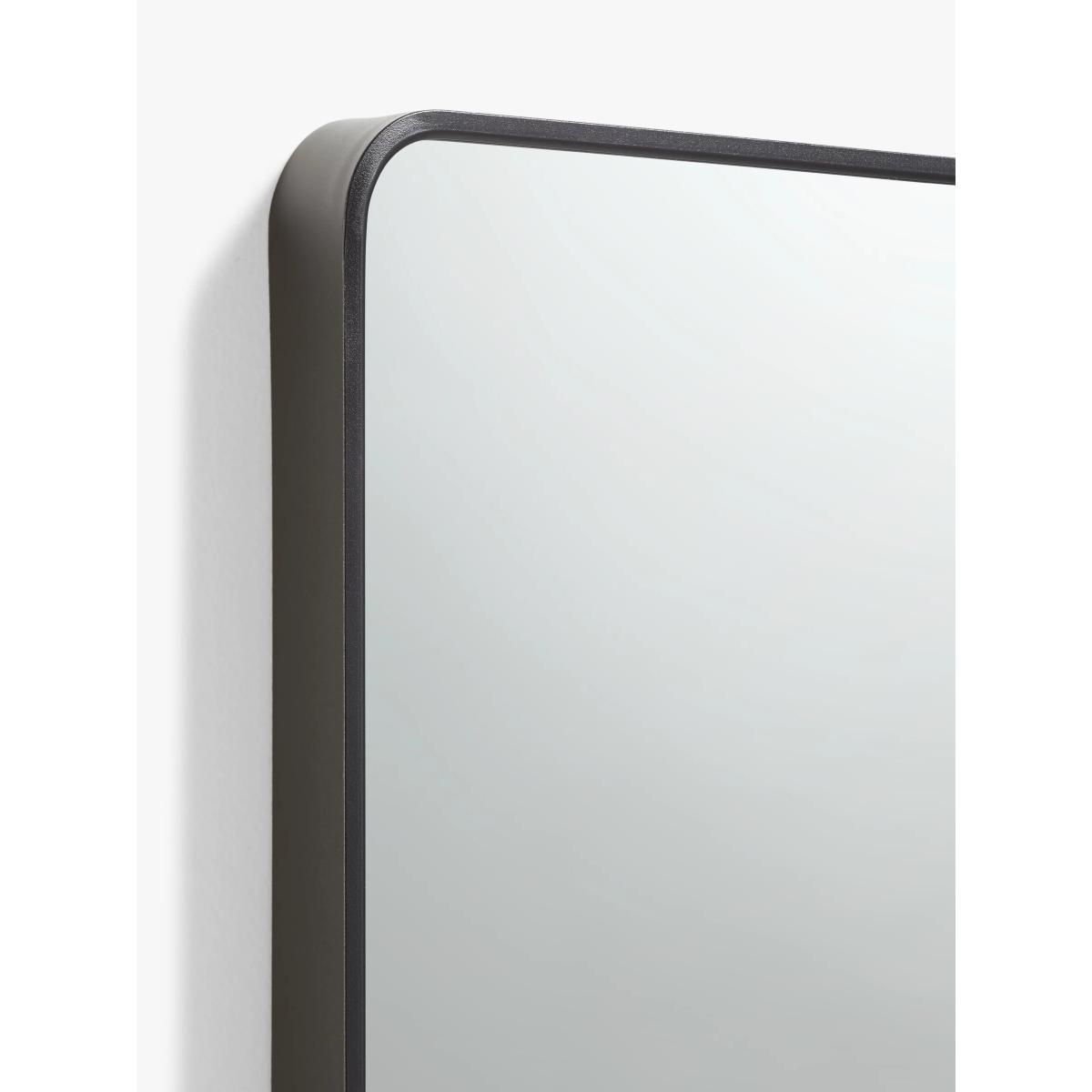 ANYDAY John Lewis & Partners Thin Aluminium Frame Hallway Wall Mirror, 125 x 45cm, Black – image 2
