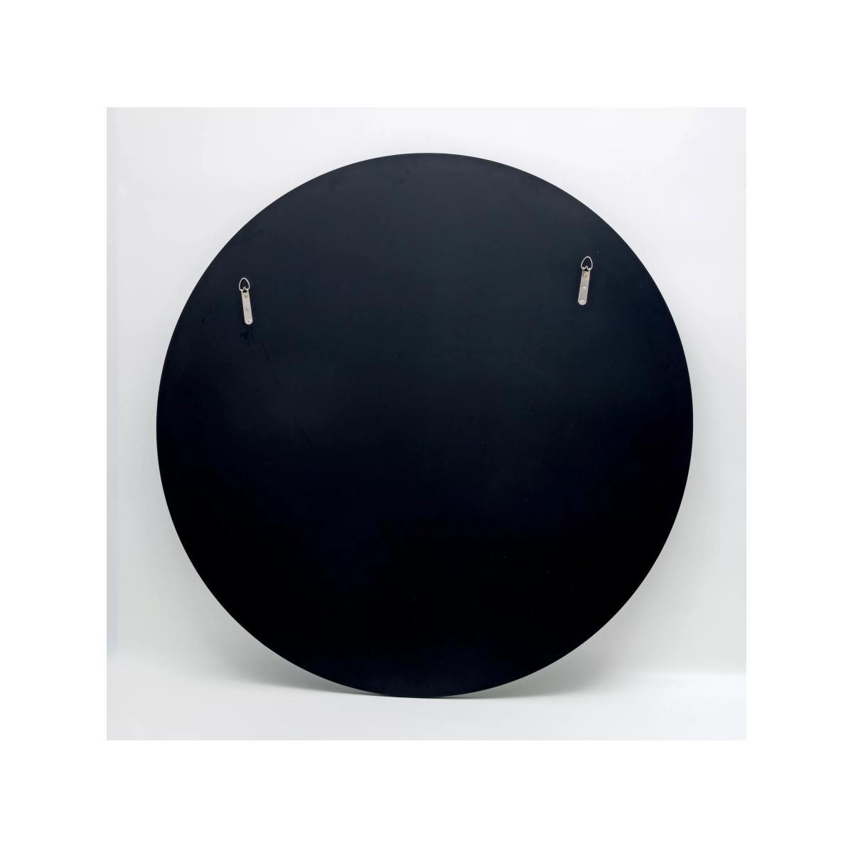 Där Meora Round Glass Wall Mirror, 100cm, Clear – image 4