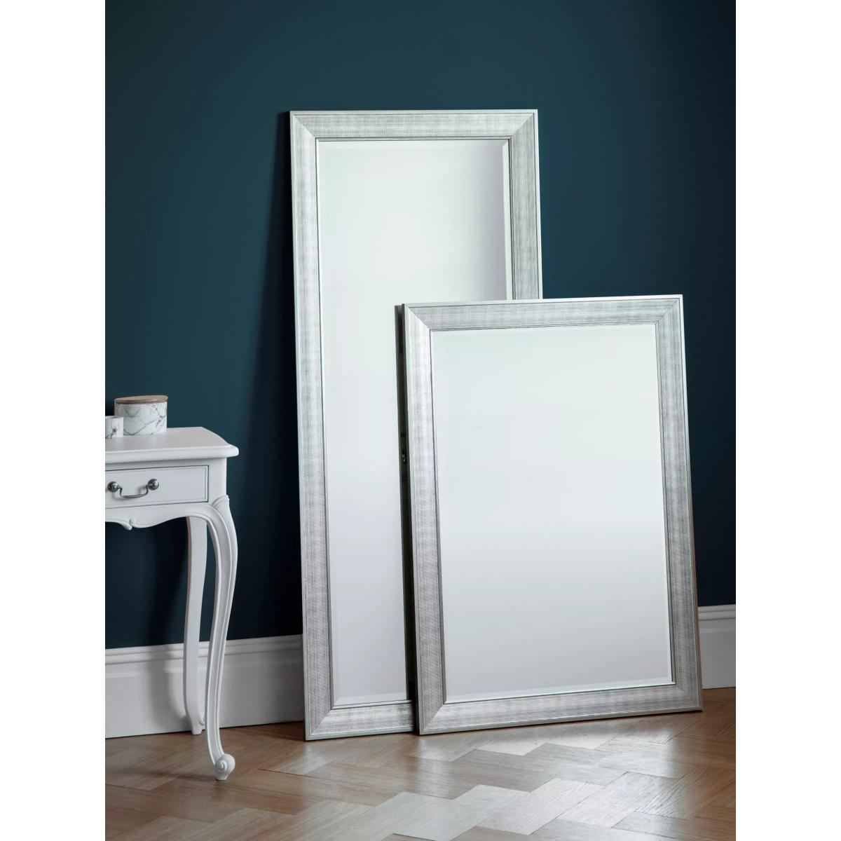 Ainsworth Rectangular Leaner / Wall Mirror, 153.5 x 65cm, Silver – image 2