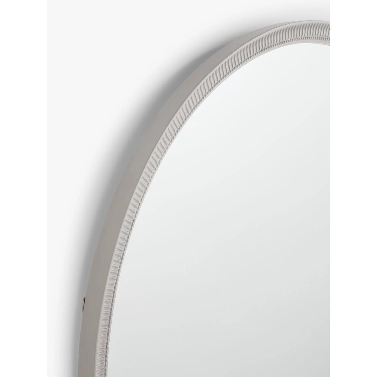John Lewis Country Feather Overmantle Mirror, 107 x 95cm, Neutral – image 3
