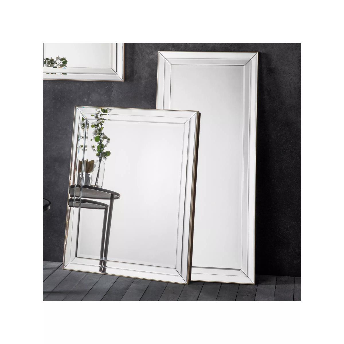 Roswell Rectangular Bevelled Glass Wall Mirror – image 2
