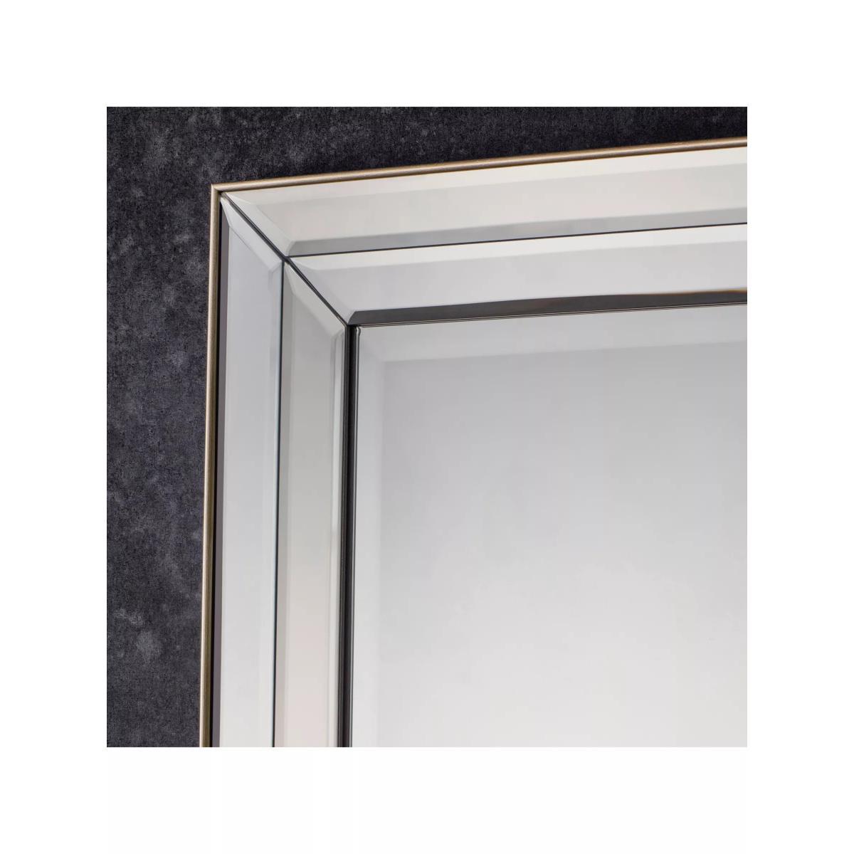 Roswell Rectangular Bevelled Glass Wall Mirror – image 3