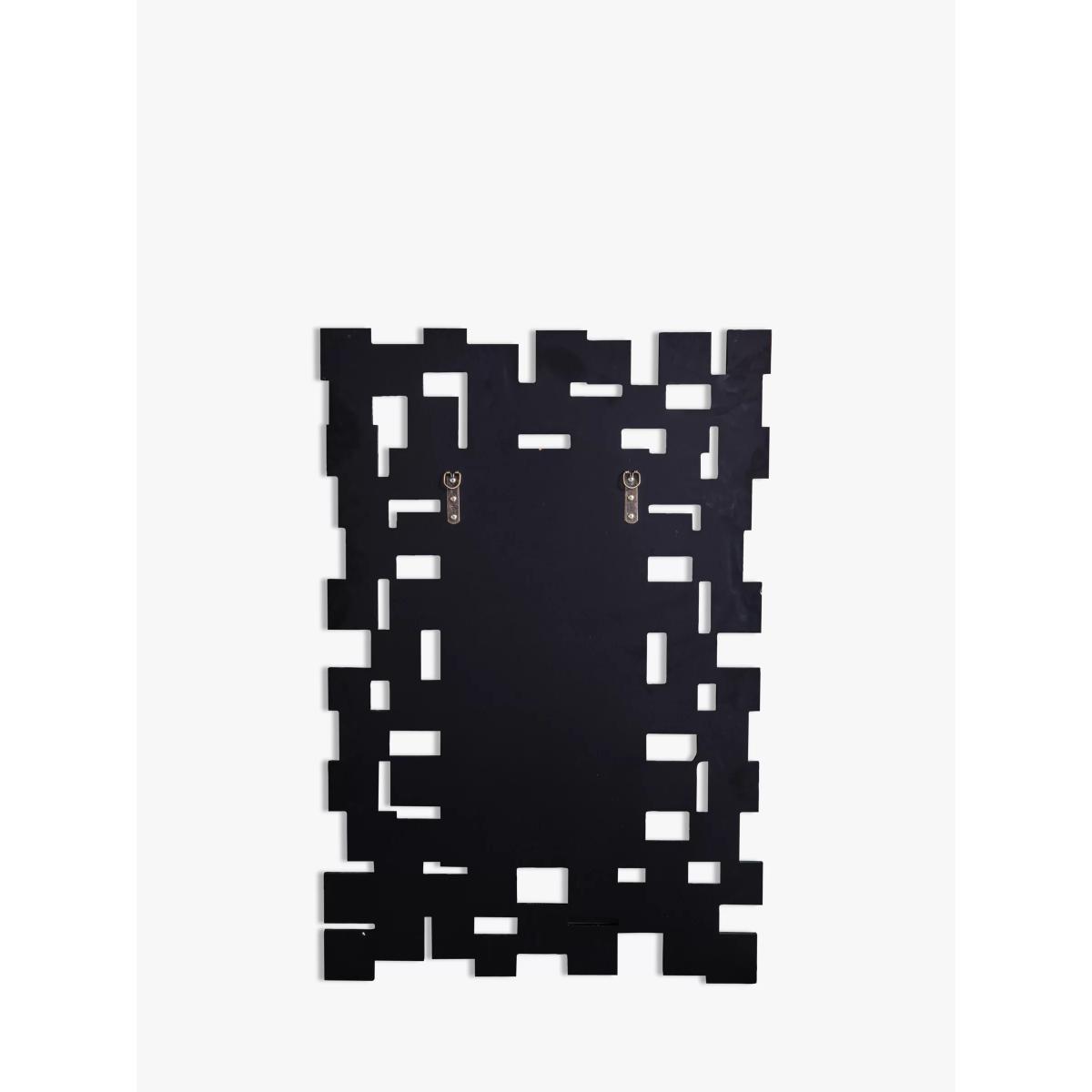 Brielle Rectangular Mirror, 89 x 60cm, Silver – image 4