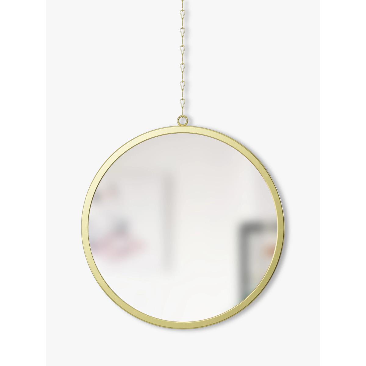Umbra Dima Round Mirrors, Set of 3, Brass – image 4