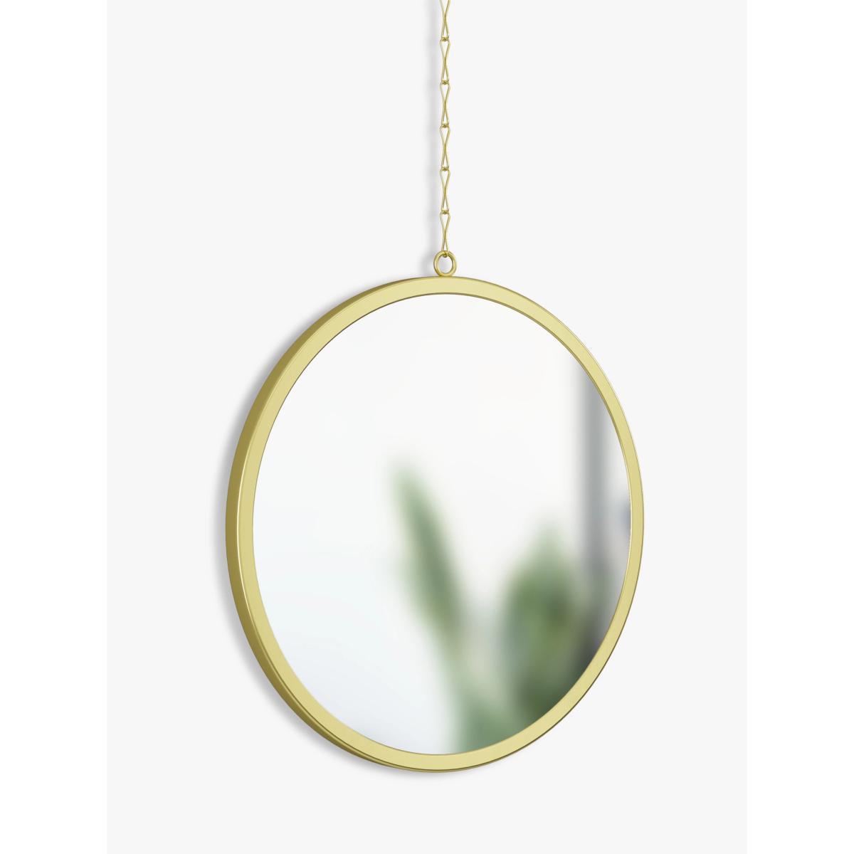 Umbra Dima Round Mirrors, Set of 3, Brass – image 5