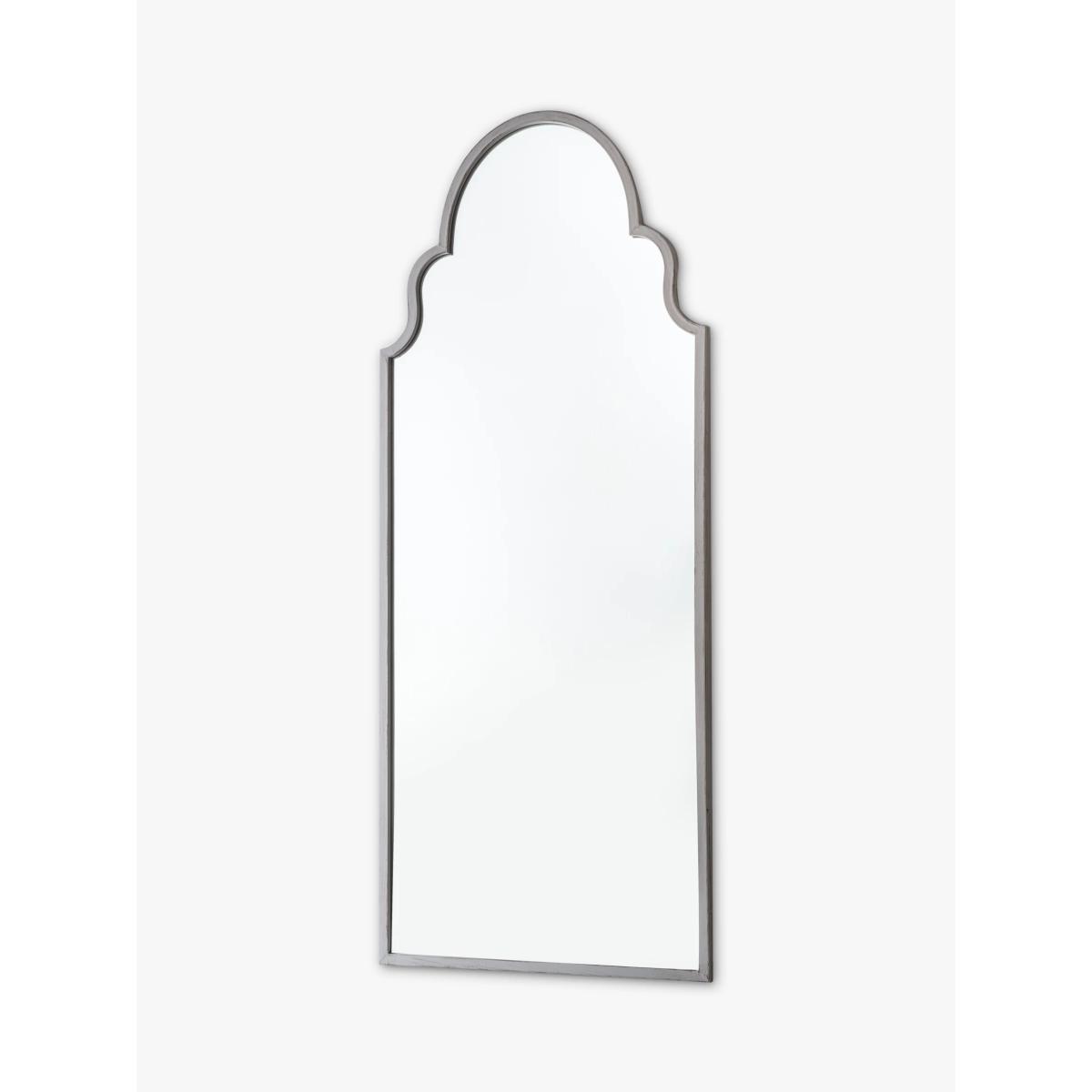 Moroccan Nights Metal Frame Indoor/Outdoor Wall Mirror, 159 x 61cm, Grey – image 2