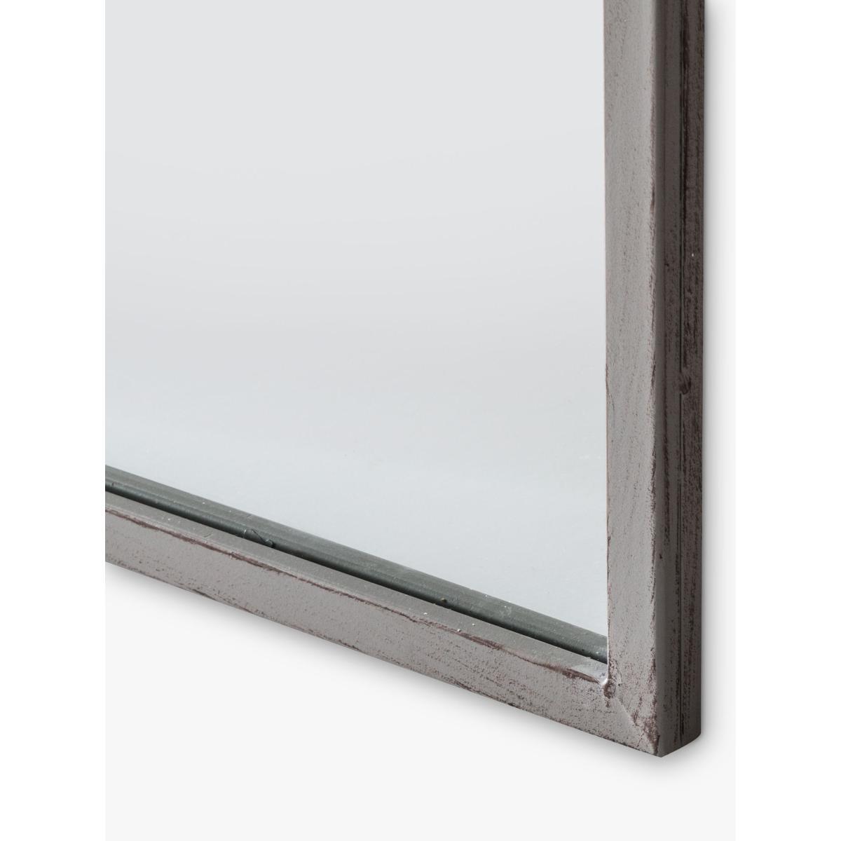 Moroccan Nights Metal Frame Indoor/Outdoor Wall Mirror, 159 x 61cm, Grey – image 4