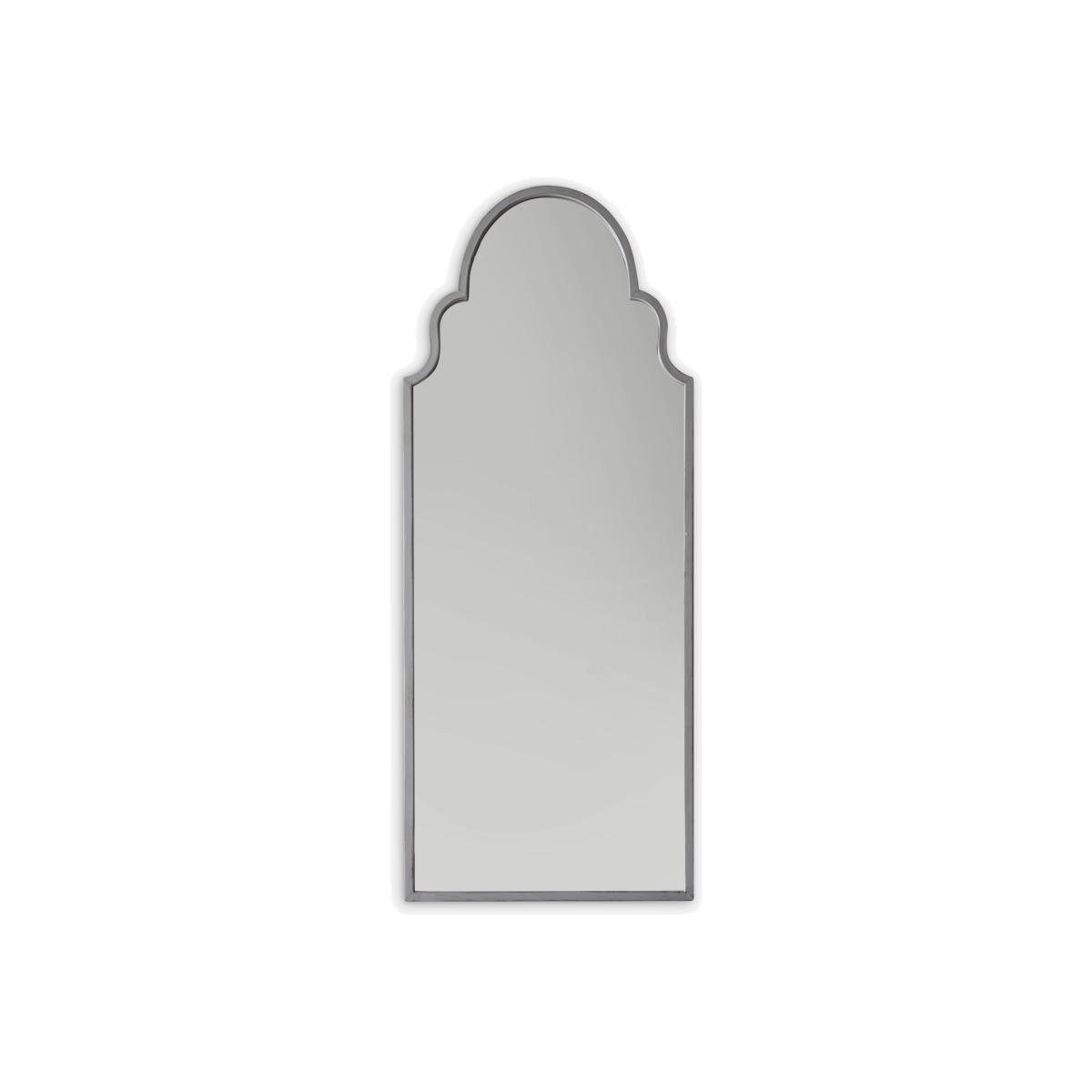 Moroccan Nights Metal Frame Indoor/Outdoor Wall Mirror, 159 x 61cm, Grey – image 1