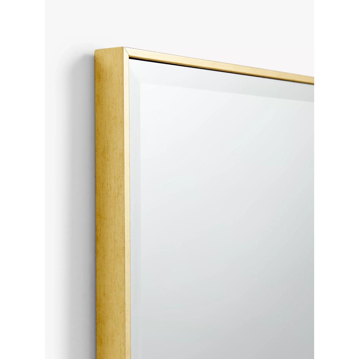 ANYDAY John Lewis & Partners Bevelled Glass Edge Rectangular Hall Mirror, 140 x 40cm, Gold – image 2