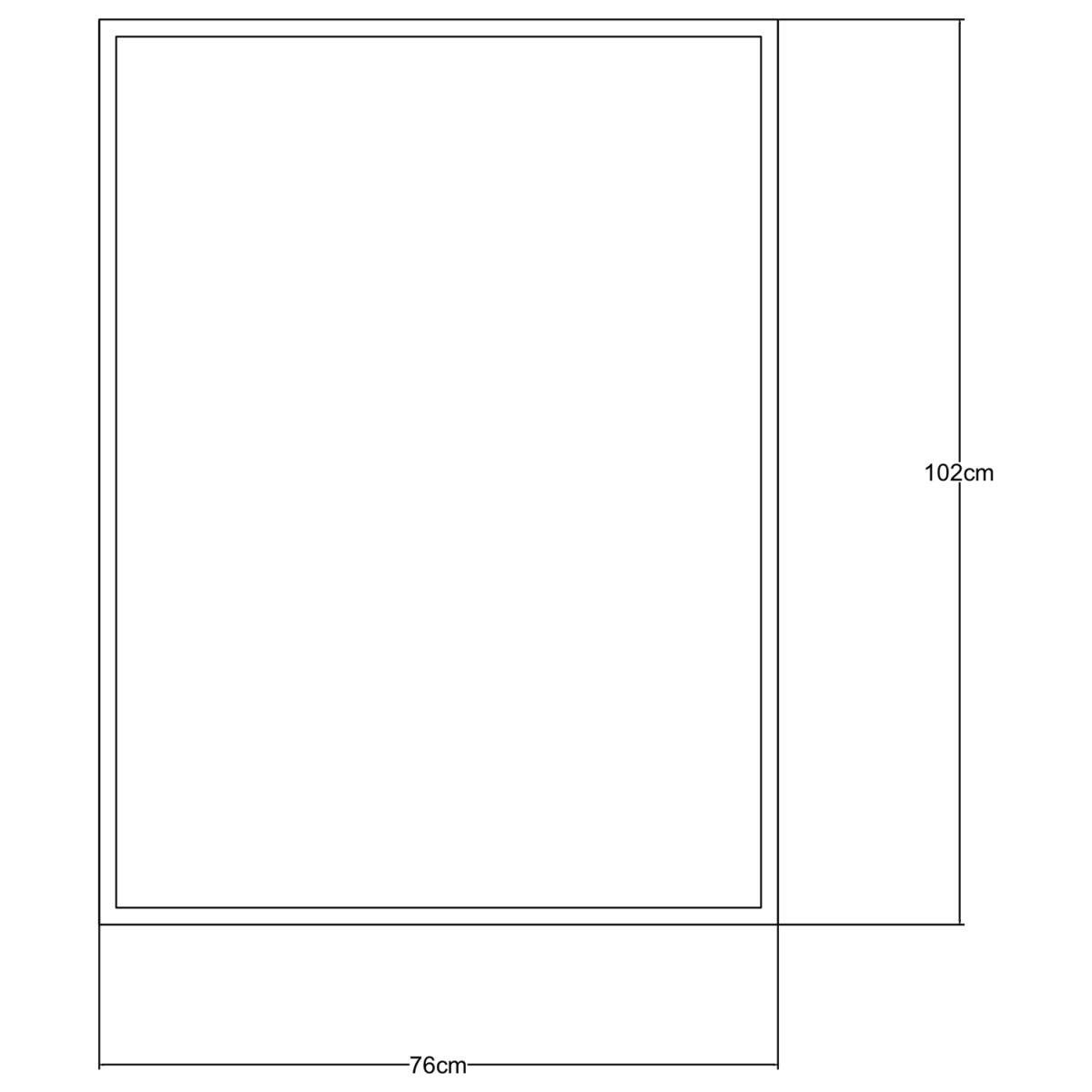 John Lewis & Partners Ivey Rectangular Wall Mirror, 107 x 76cm – image 5