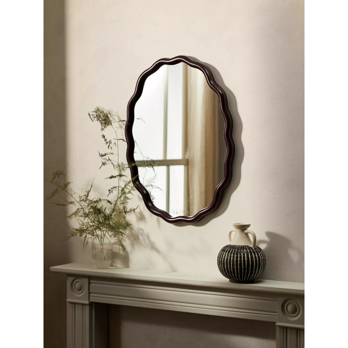 John Lewis Wiggle Oval Wall Mirror, 73 x 55.5cm – image 3
