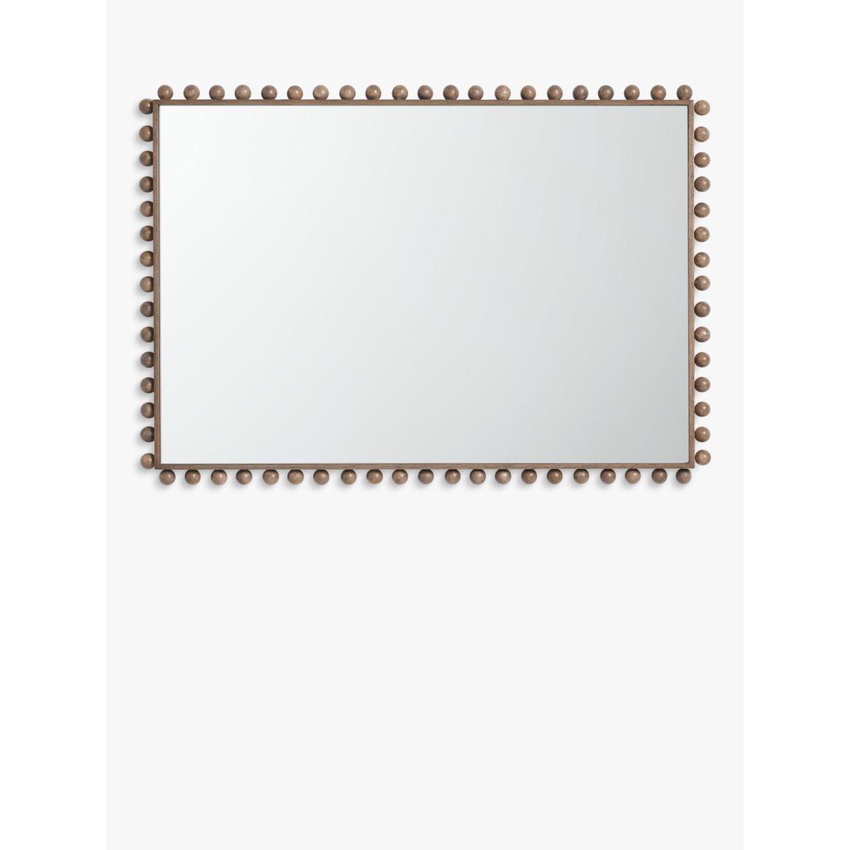 John Lewis Bobbin Rectangular Wood Frame Wall Mirror, 85 x 60cm, Natural – image 5