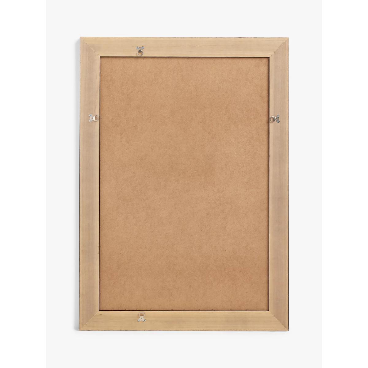 John Lewis & Partners Mason Rectangular Textured Wood Frame Wall Mirror – image 3