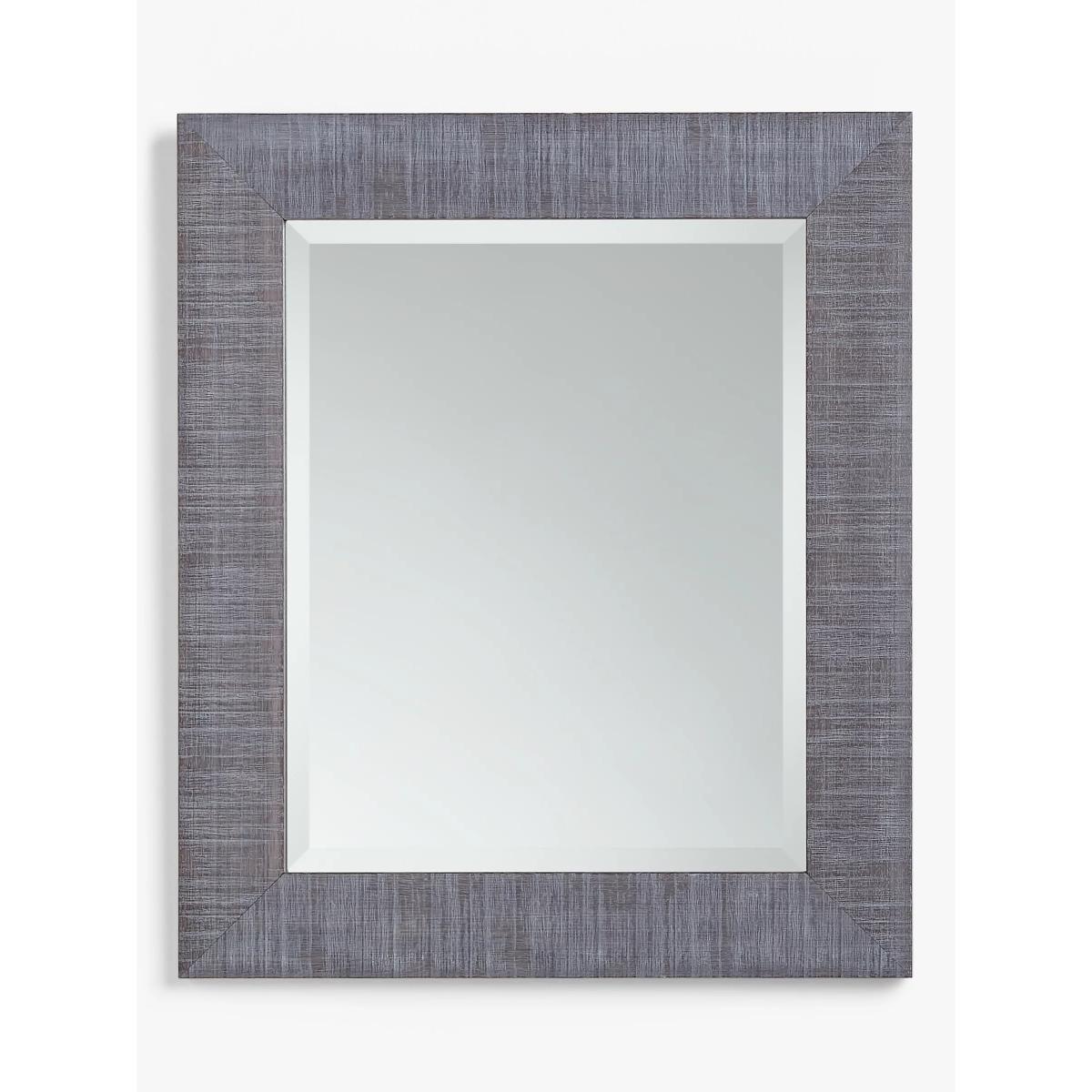 John Lewis & Partners Mason Rectangular Textured Wood Frame Wall Mirror – image 4