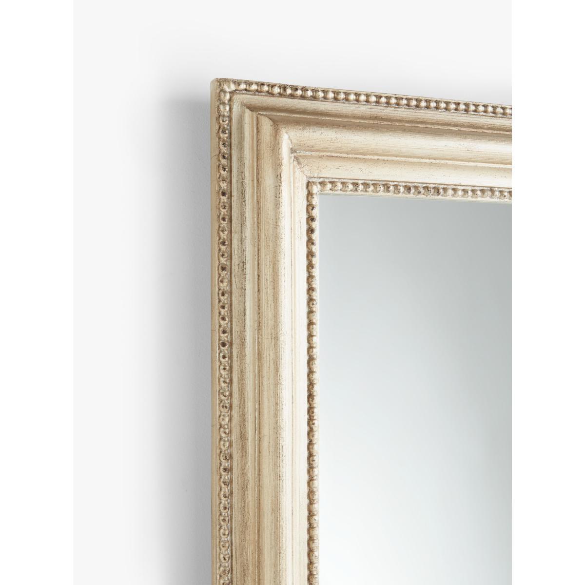 John Lewis & Partners Beaded Rectangular Mirror, 165 x 62cm, Champagne – image 2