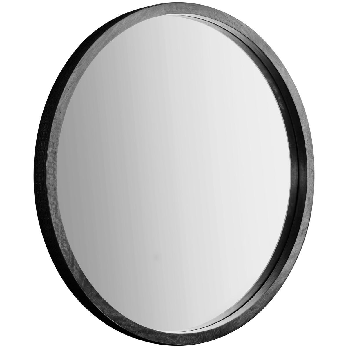 Marx Wood Boho Round Mirror, 90cm, Natural – image 2