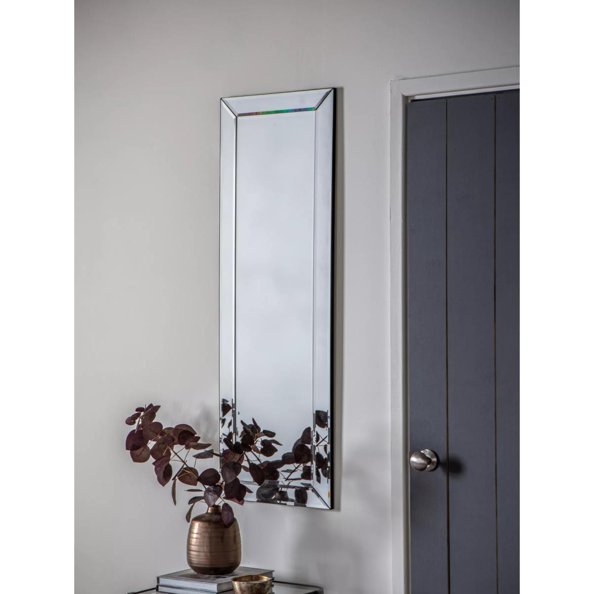 John Lewis & Partners Bevel Simple Glass Frame Mirror, Clear – image 9