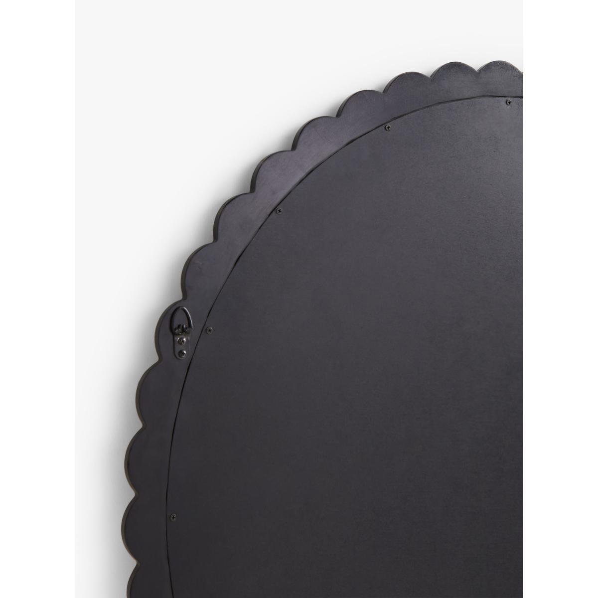 John Lewis & Partners Beaded Ball Round Wall Mirror, 100cm, Black – image 3