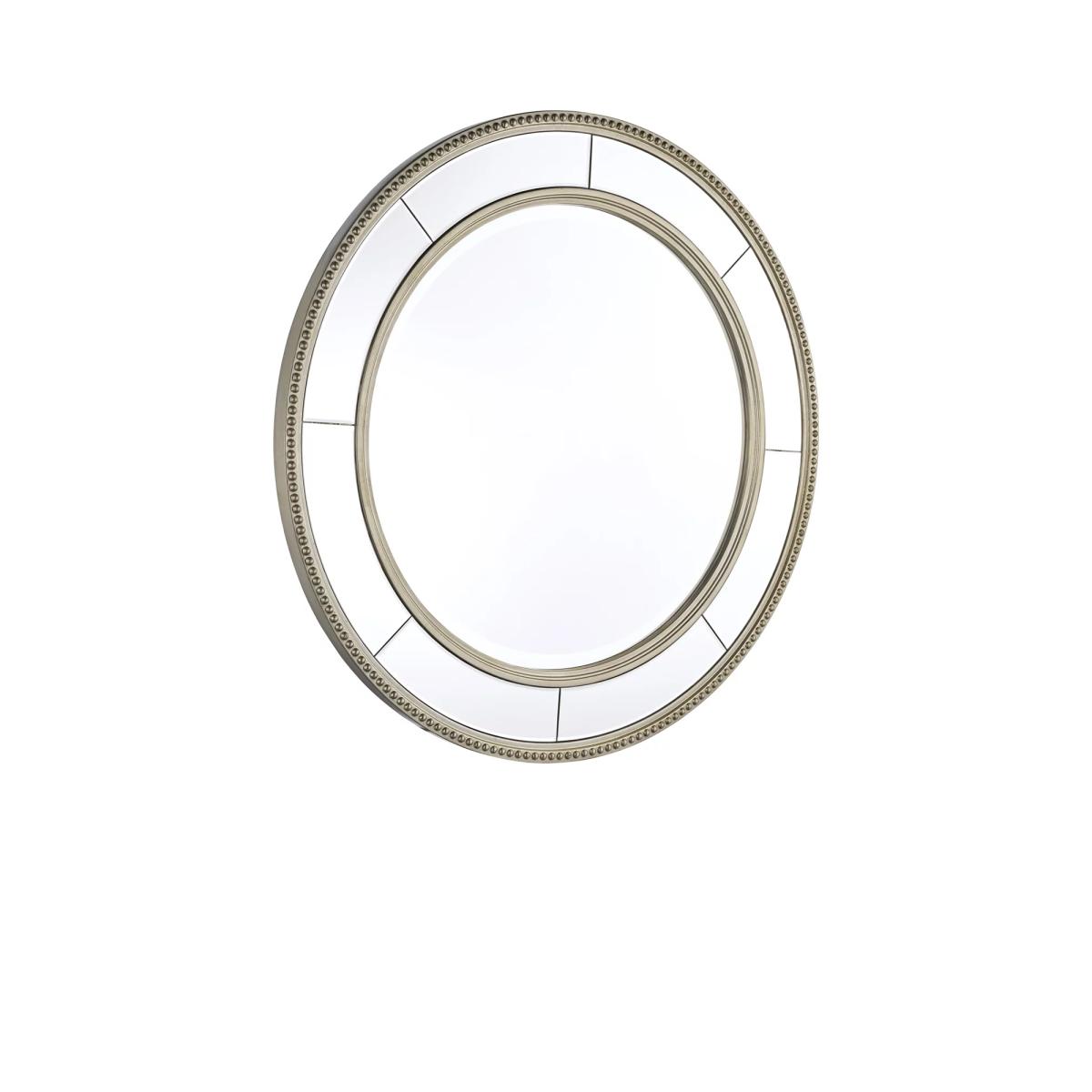 Laura Ashley Nolton Round Wall Mirror, 110cm, Champagne – image 3